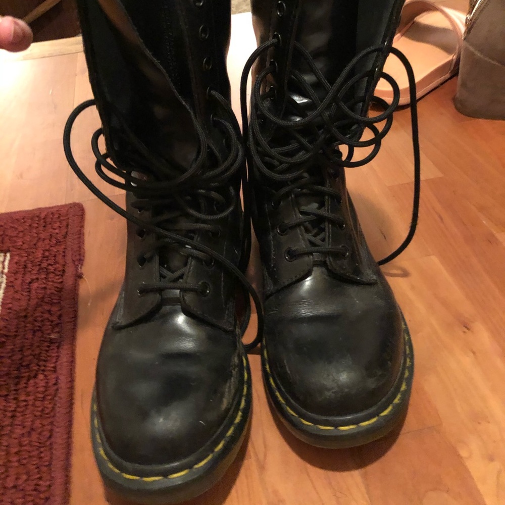 1914 Dr. Martens Smooth Leather Tall Boots